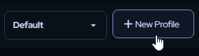 New Profile dialog